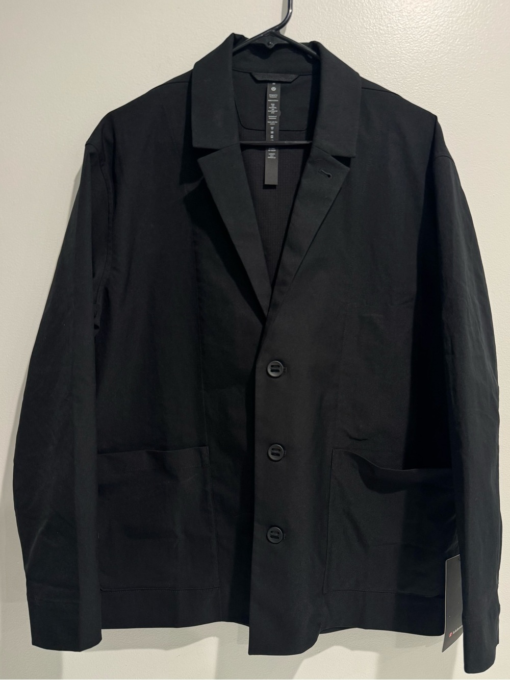 NWT Lululemon Men's Relaxed Fit Twill Blazer In Black